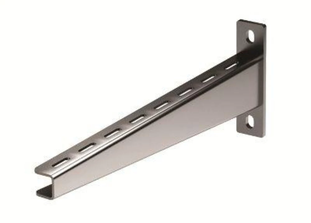 Консоль для лотков DKC BBH60 500 мм, усиленная, корпус сталь, покрытие - горячее цинкование BBH6050 Консоль для лотков DKC BBH60 500 мм, усиленная, корпус сталь, покрытие - горячее цинкование BBH6050