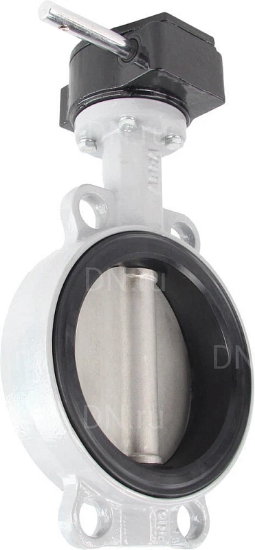 Затвор дисковый поворотный ABRA BUV-VF863D Ду600 Ру16 межфланцевый, корпус - чугун GG25, диск - нержавеющая сталь AISI 316, уплотнение - NBR, с редуктором