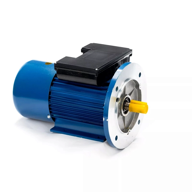 Электродвигатель Элком 5АИЕ1 71В4-IM2081-0.55-1500 однофазный, монтажное исполнение IM2081, мощность 0.55 кВт, частота вращения ~ 1500 об/мин, корпус - силумин, подшипники DE/NDE 6204Z3/6303 Z3