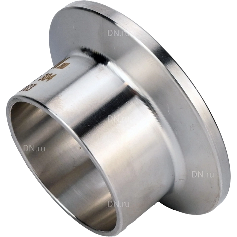 Штуцер CLAMP UC-31-W-50.5 Ду32 Ру10, корпус - нержавеющая сталь 304, присоединение - под приварку